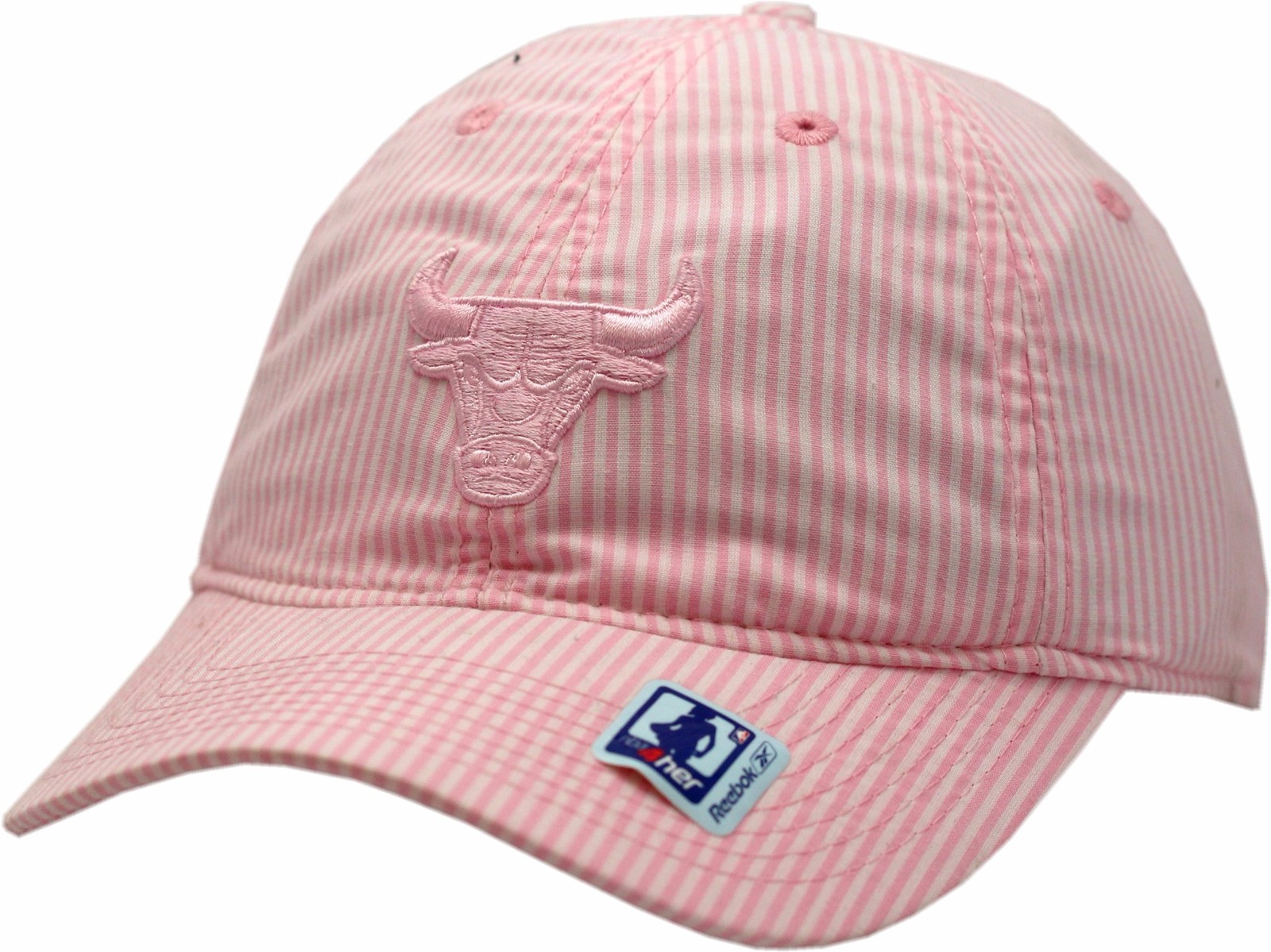 Chicago Bulls Ladies Hat Buckle Back Logo Block Stripes 4019