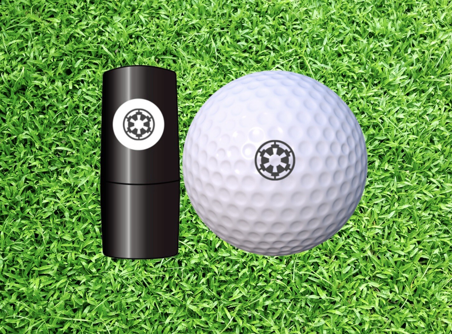 Imperial  Golfball Stamp USA seller Star Wars Inspired