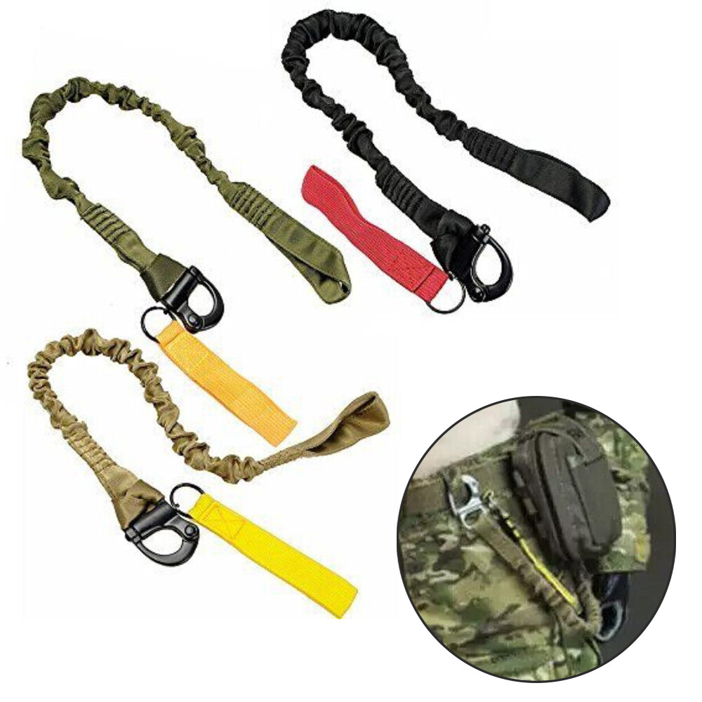 Tactical Safety Lanyard Sling Strap Climbing Waist Quick Release Protect Rope