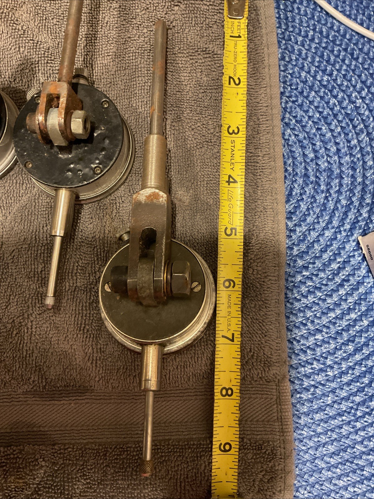 Federal B5MC & Ames 282 Dial Indicators + 3 Additional Machinist Indicators Lot