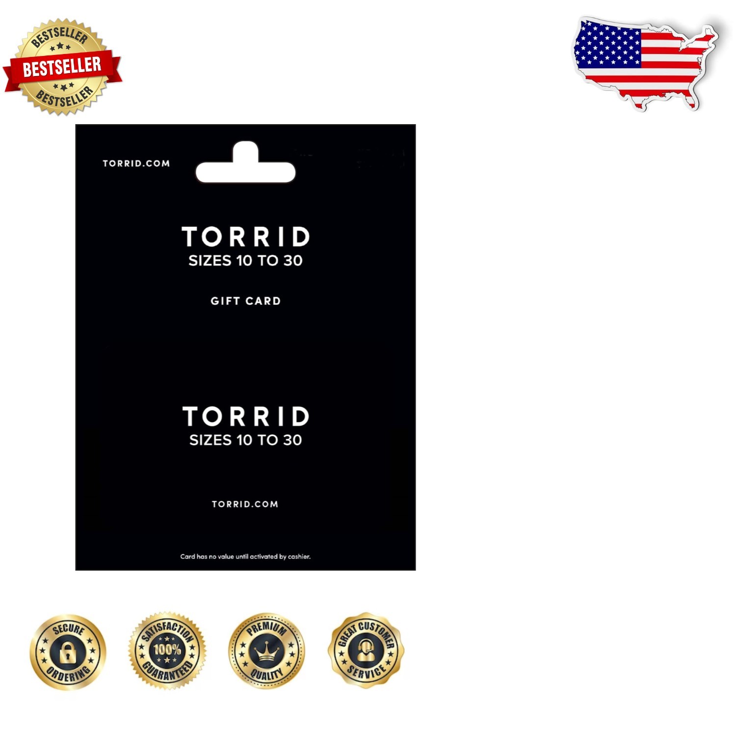 New $50 Gift Card for Instore & Online Use Traditional Design