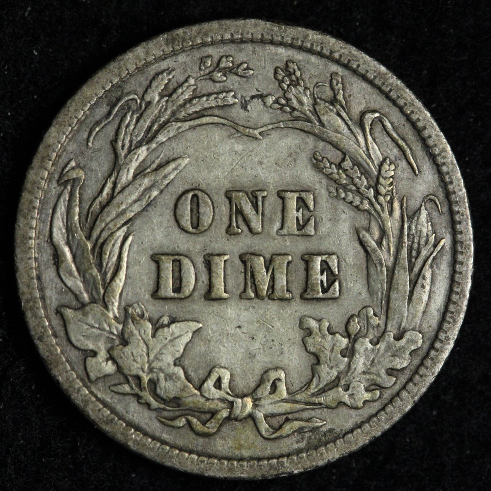 1909 Barber Silver Dime XF E308 QXM