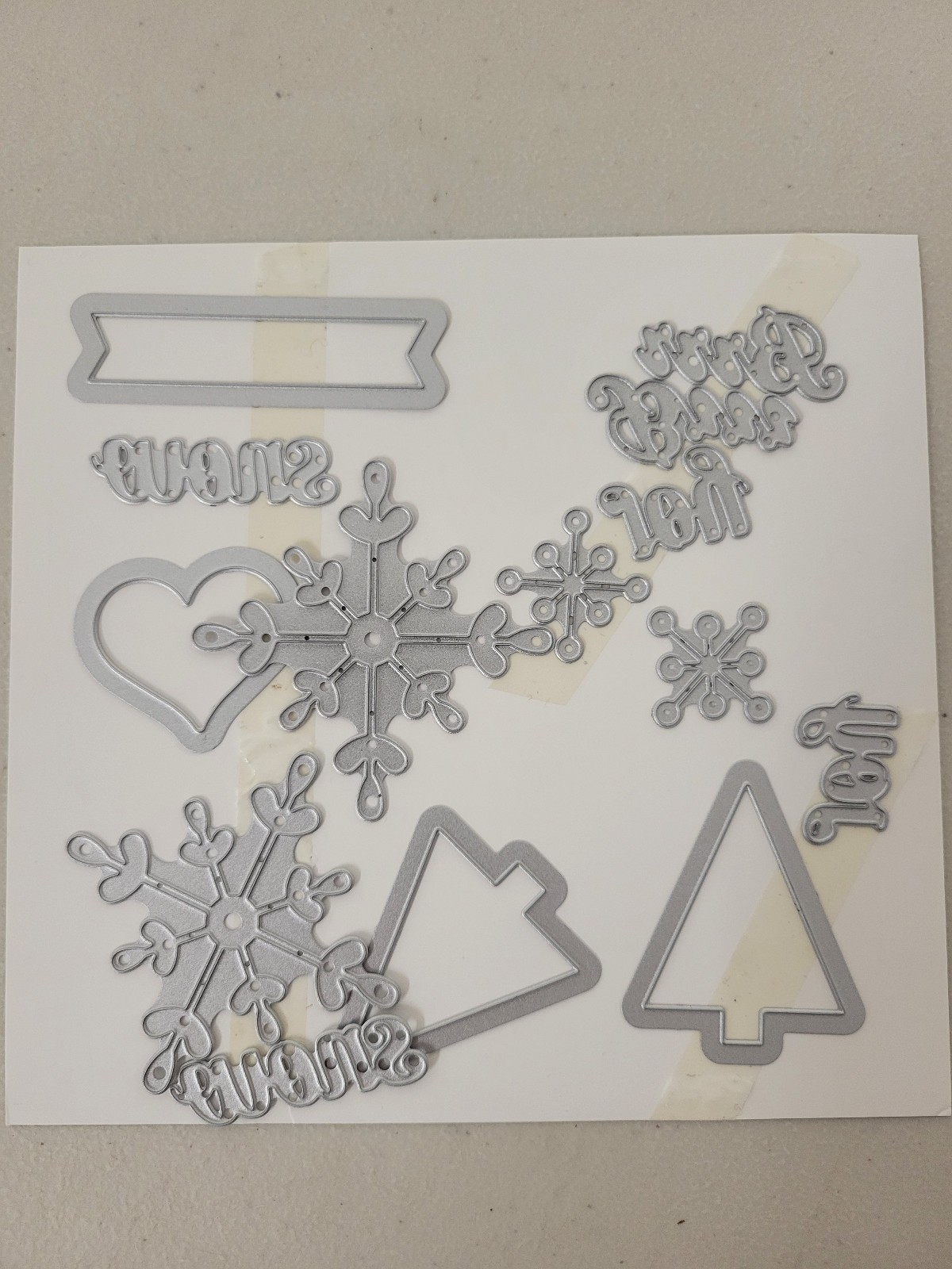 Sizzix Big Shot Stampin Up Snowflake Card Thinlits Die 135855