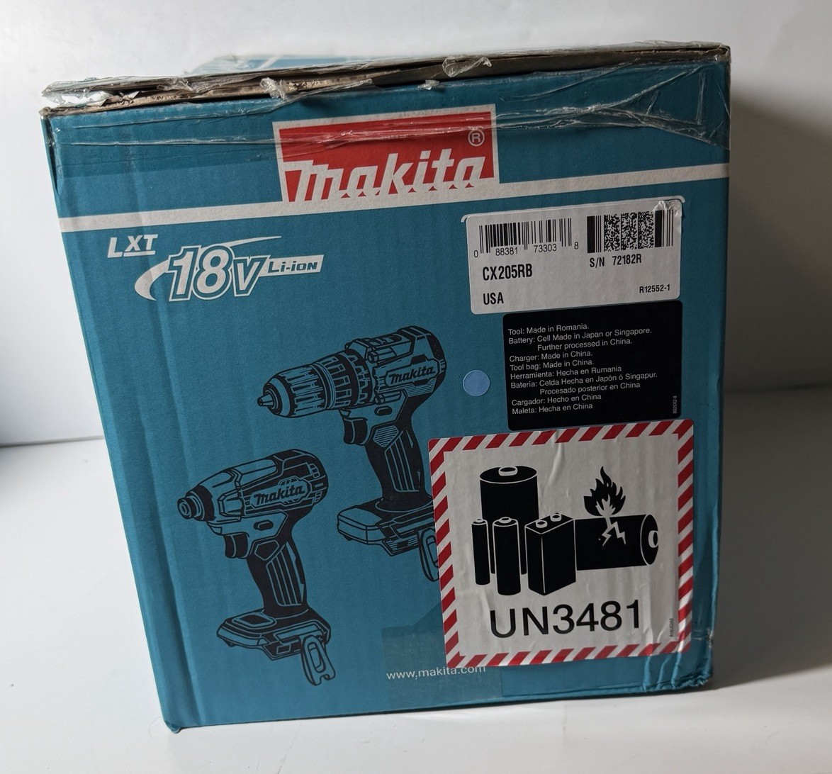 Makita CX205RB LXT Sub-Compact Brushless Combo Kit