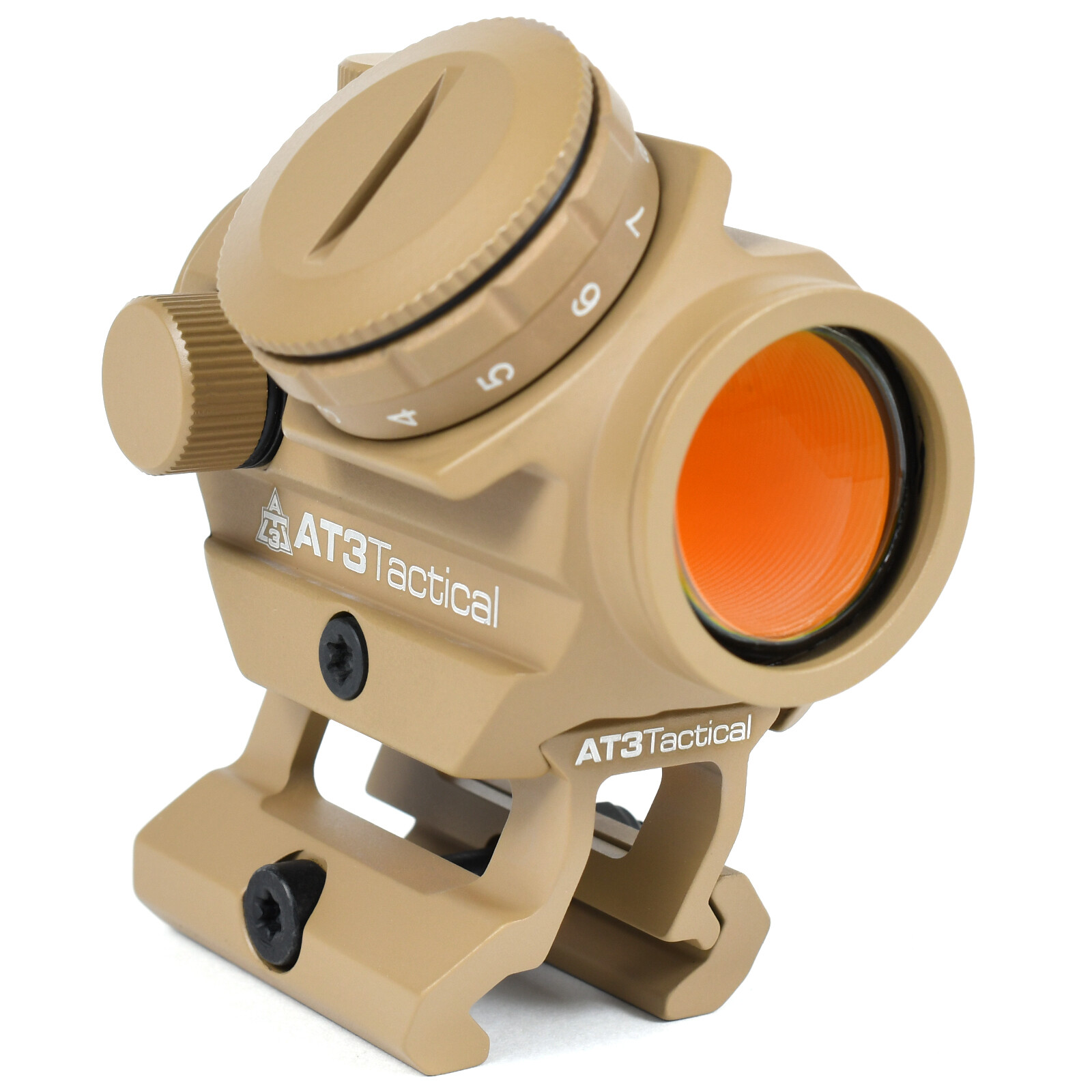 AT3 Tactical RD-50 PRO Red Dot Reflex Sight with Picatinny Riser Mount