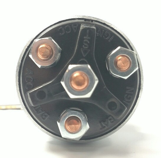 Universal Metal Ignition Switch with 2 Keys & 4 Posts - Car, Truck, ATV, Custom