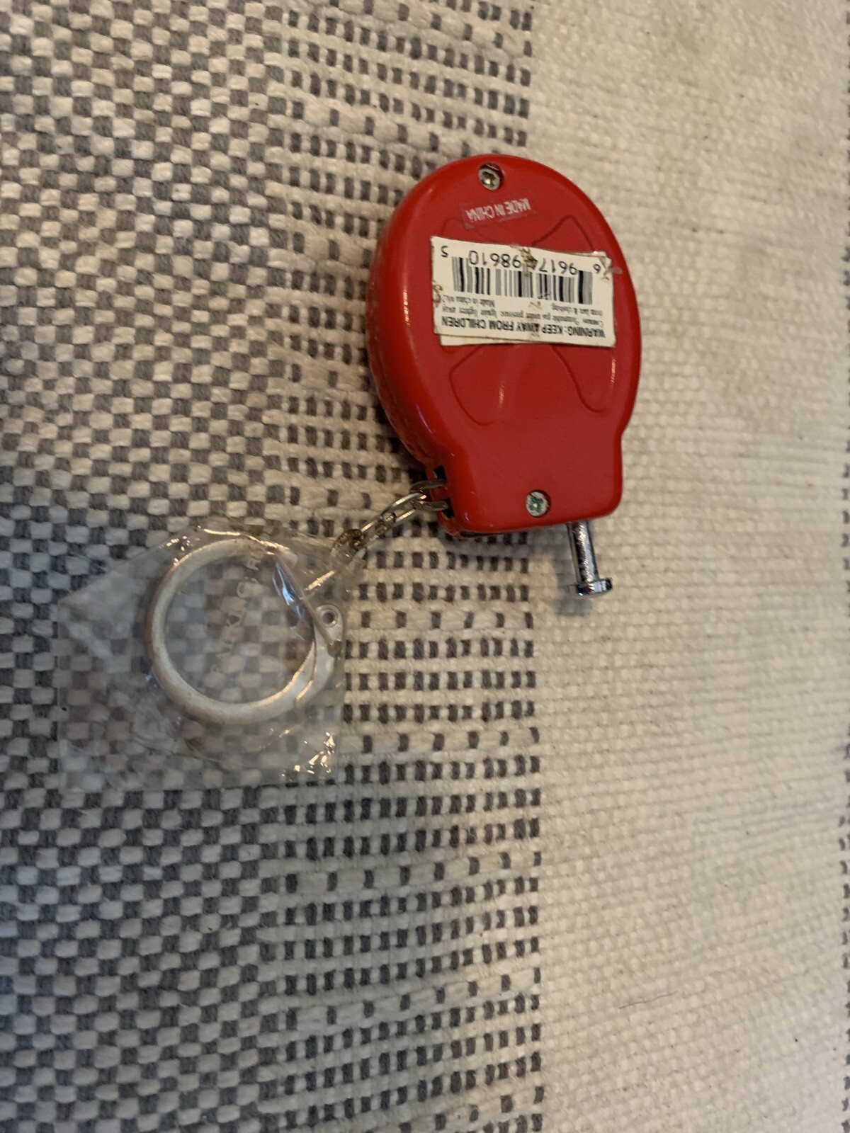 Red BEETLE CIGARETTE LIGHTER. Keychain Sealed