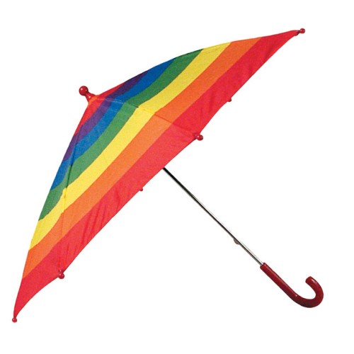 Rainbow Rain Travel Umbrella by Schylling 04731