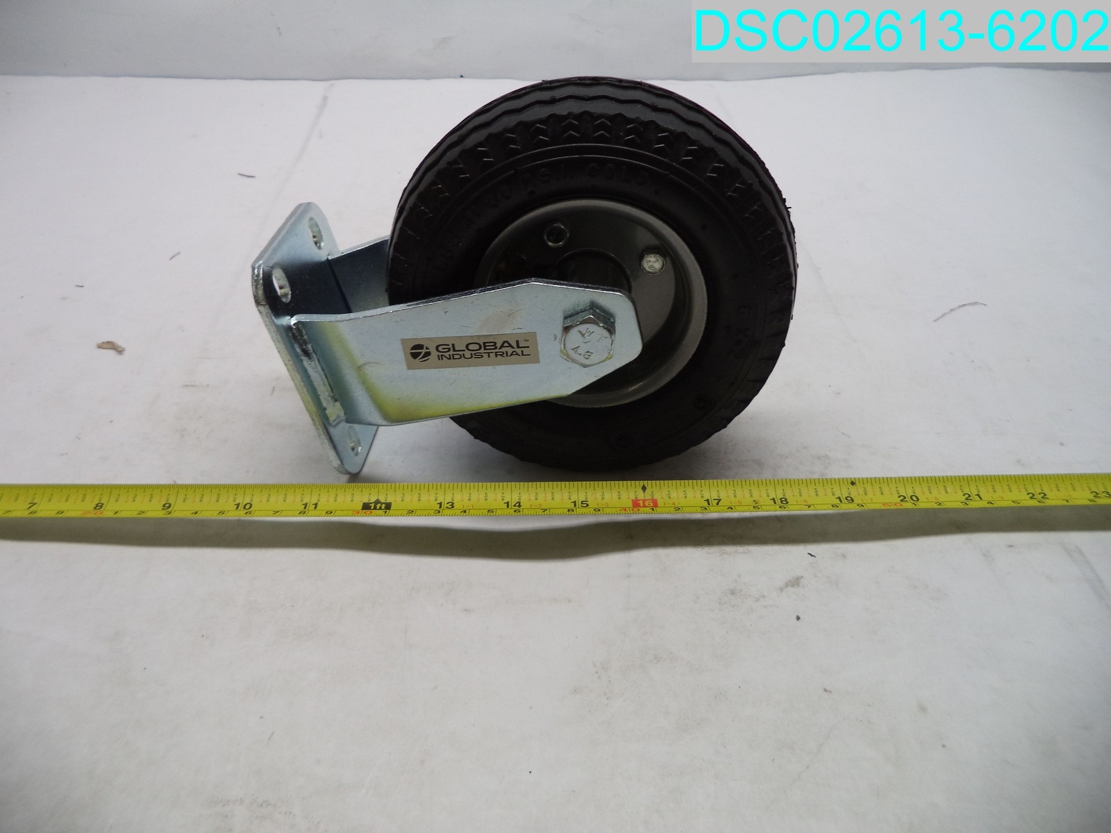 6" Global Industrial Replacement Wheel 7-1/2" X 2" Plate 3" X 4"