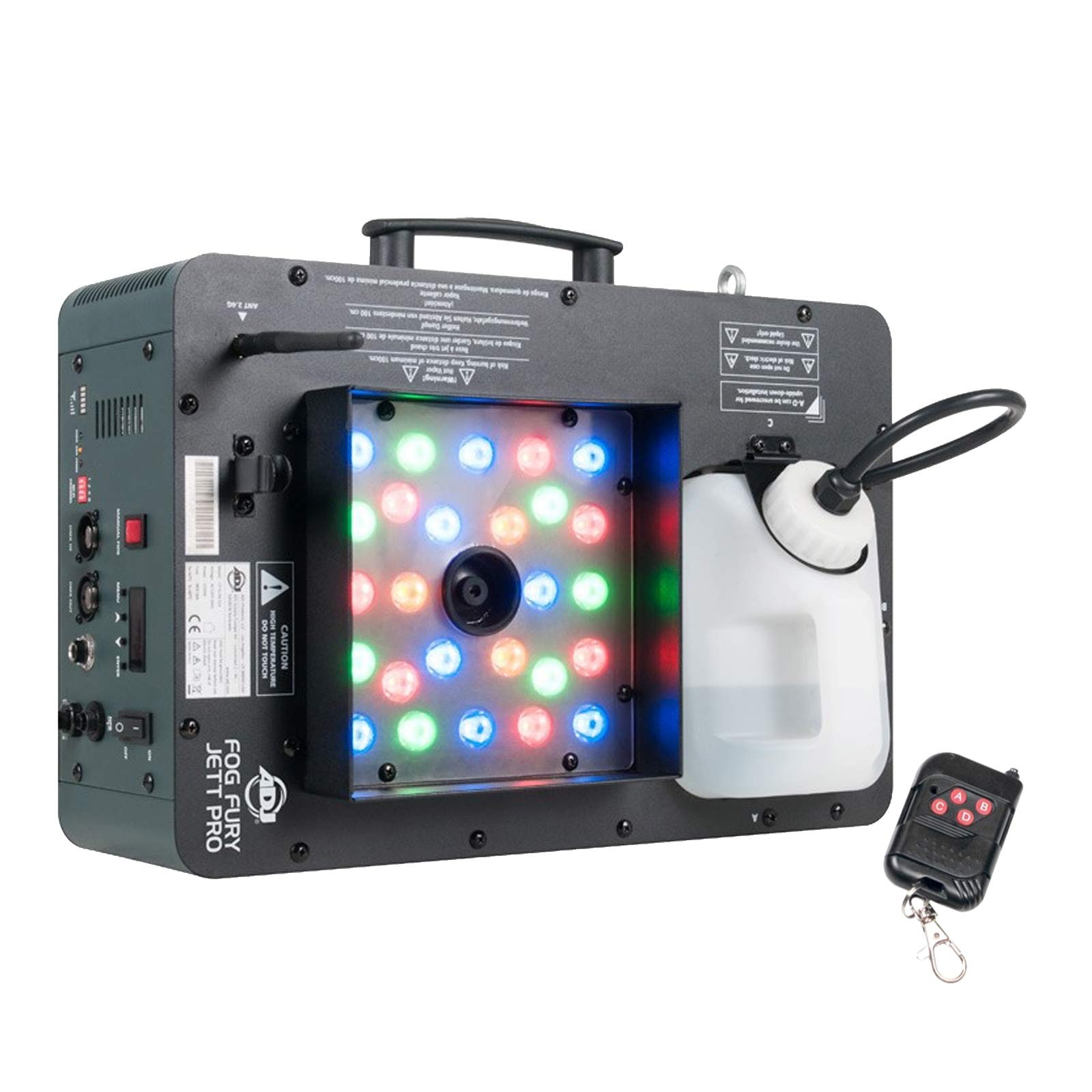 ADJ Fog Fury Jett Pro Multi Positional LED Fog Machine w Wireless DMX