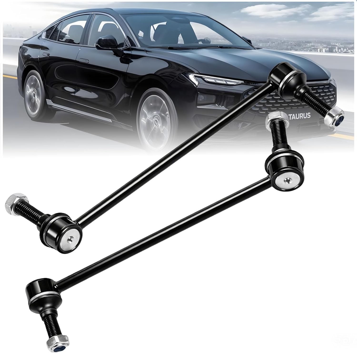 2Pcs K750388 K750389 Front Sway Bar Link for Ford 2010-2019 Flex/Taurus, 2013-20