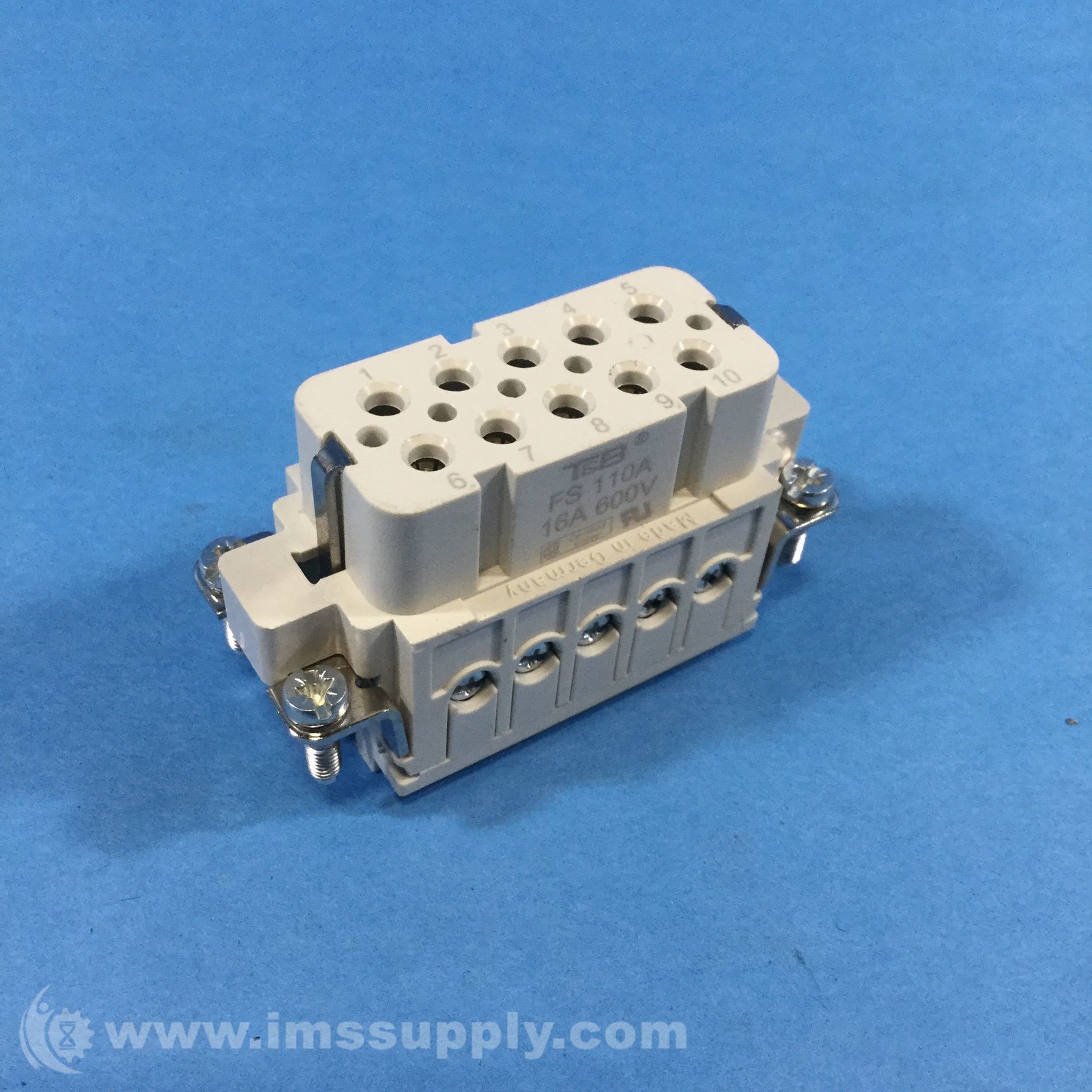 Thomas & Betts FS-110A 10-Contact Female Terminal Insert FNIP