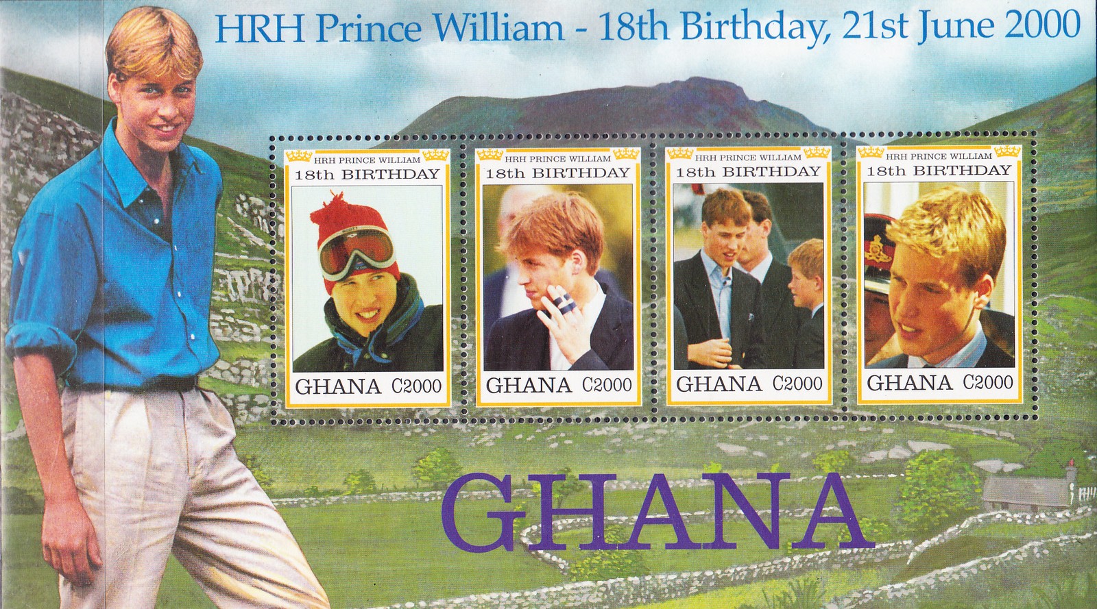 W GHANA 2182 PRINCE WILLIAM