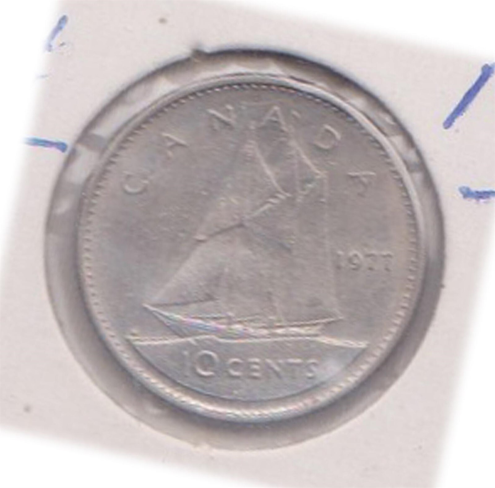 (H205-123) 1977 Canada 10c coin (DW)