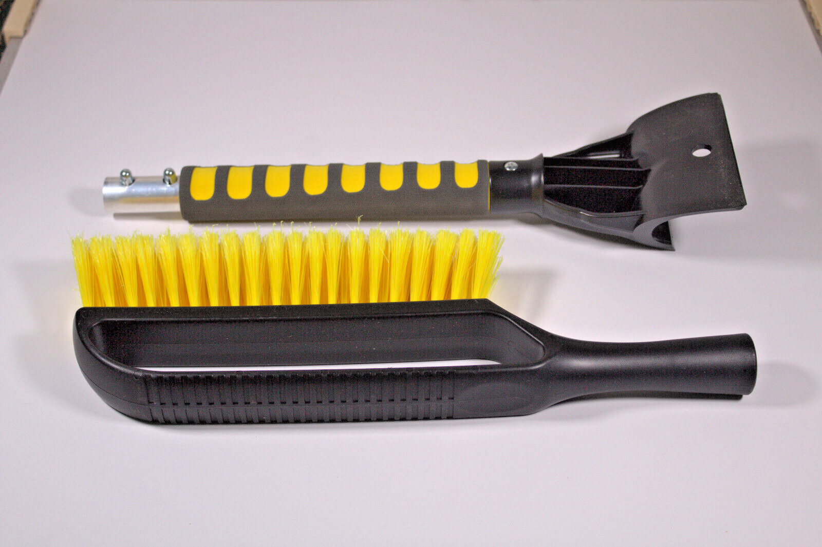 Rain-X 26” Car Snow Brush Ergo With Ice Scraper Tool Combo Black & Yellow