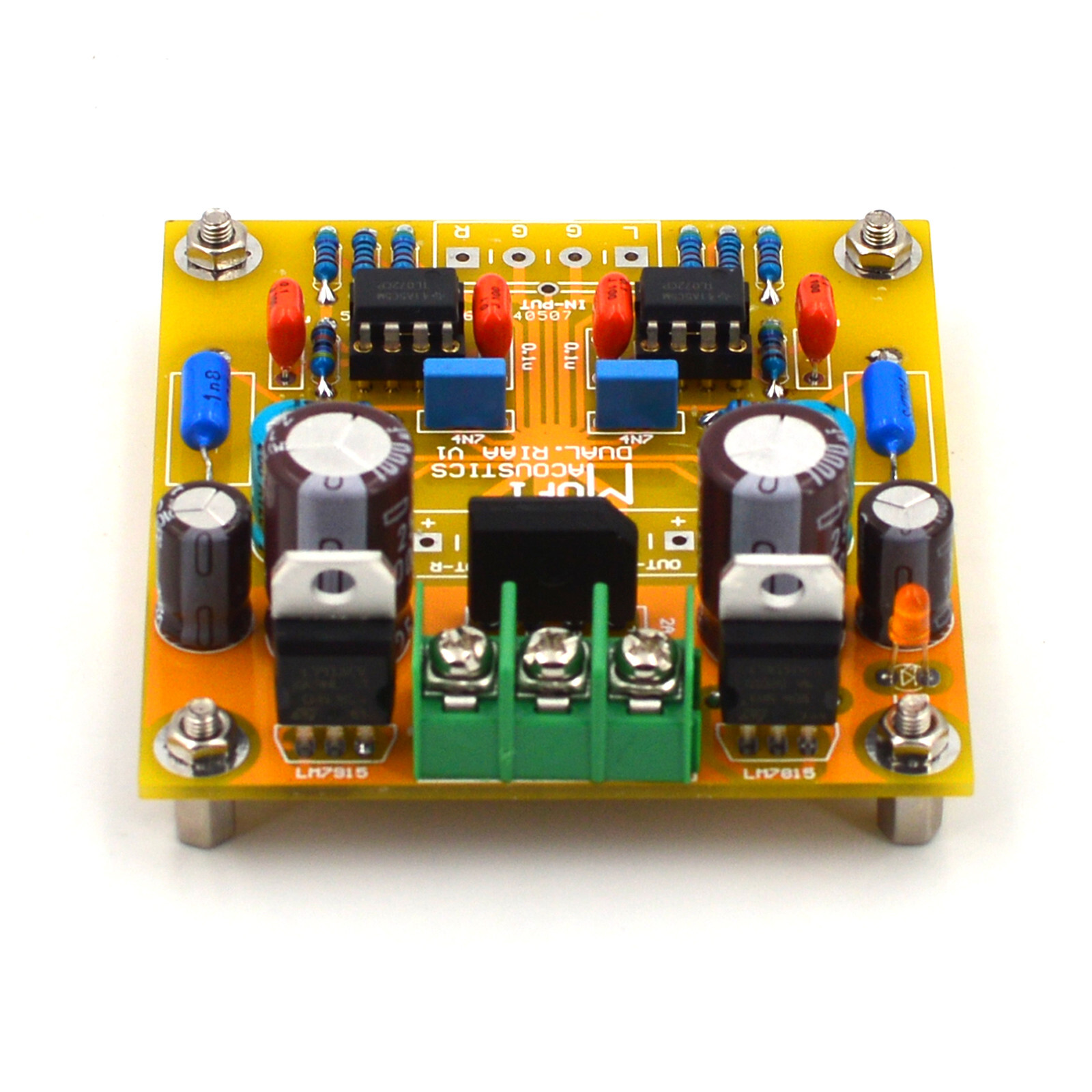 1pc Dual-OP Phono Amplifier(MM) RIAA Finished Board