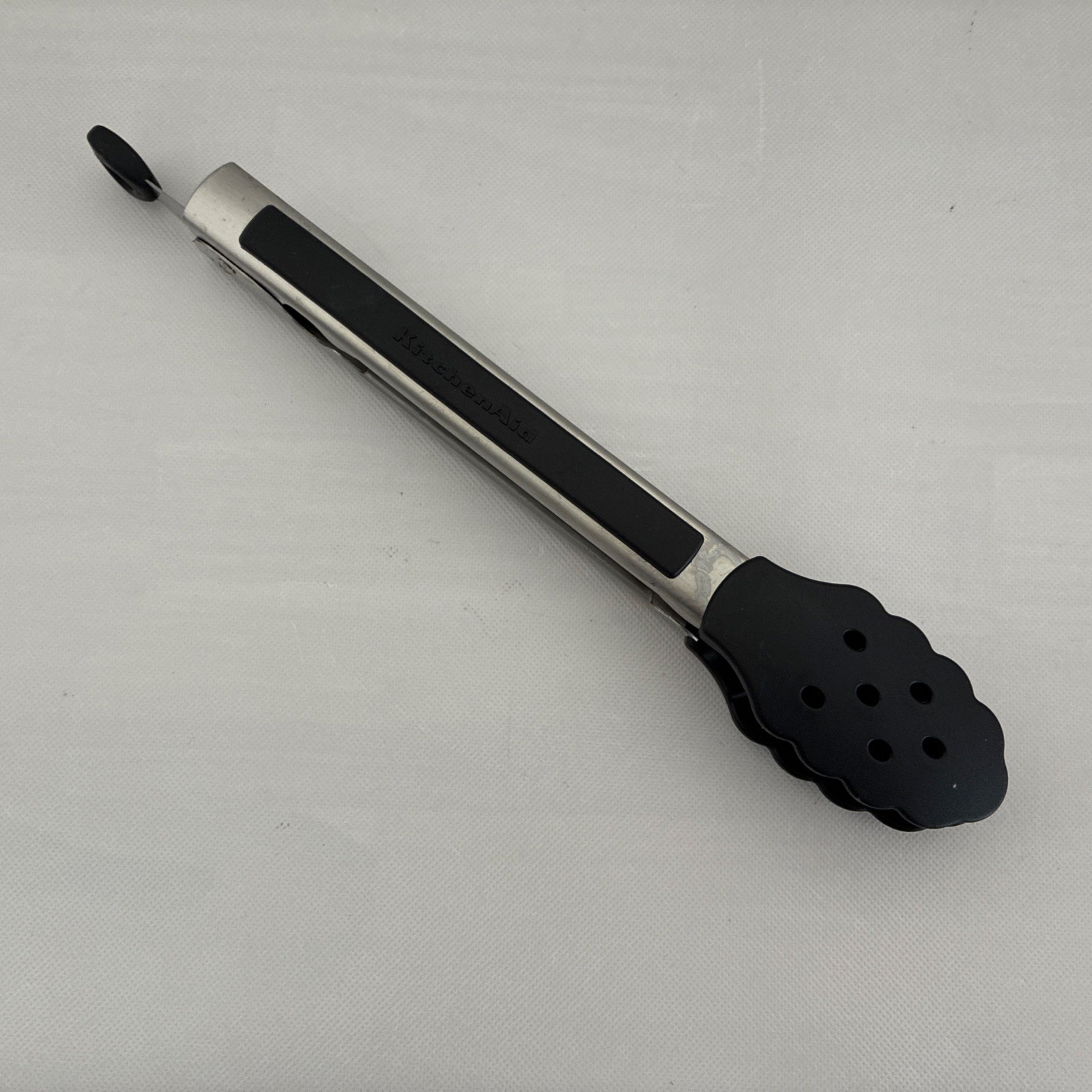 New KitchenAid Black Gourmet Silicone Tipped Tongs