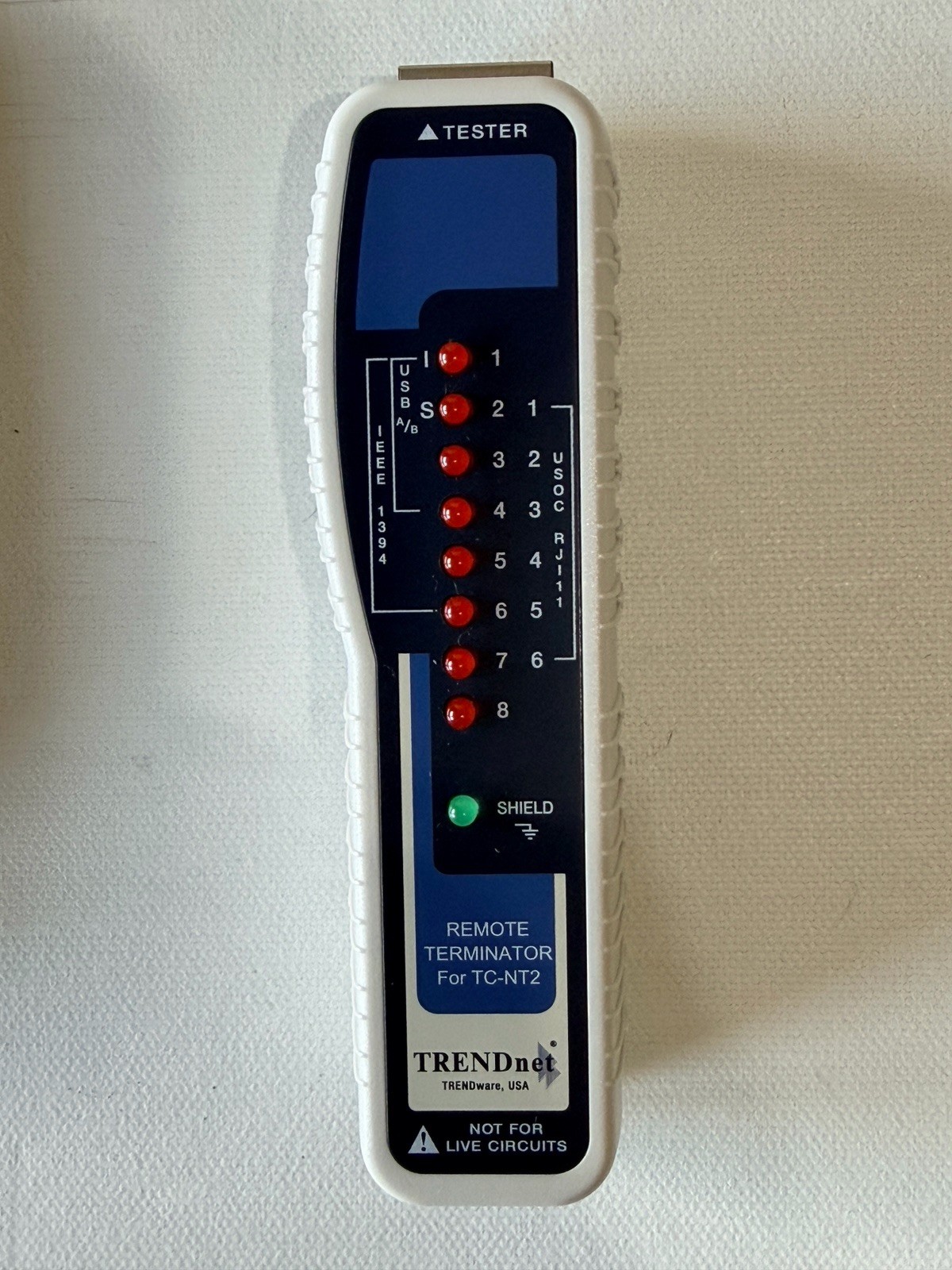 TRENDnet TC-NT2 Network Cable Tester Kit w/Case Manual Tone Generator