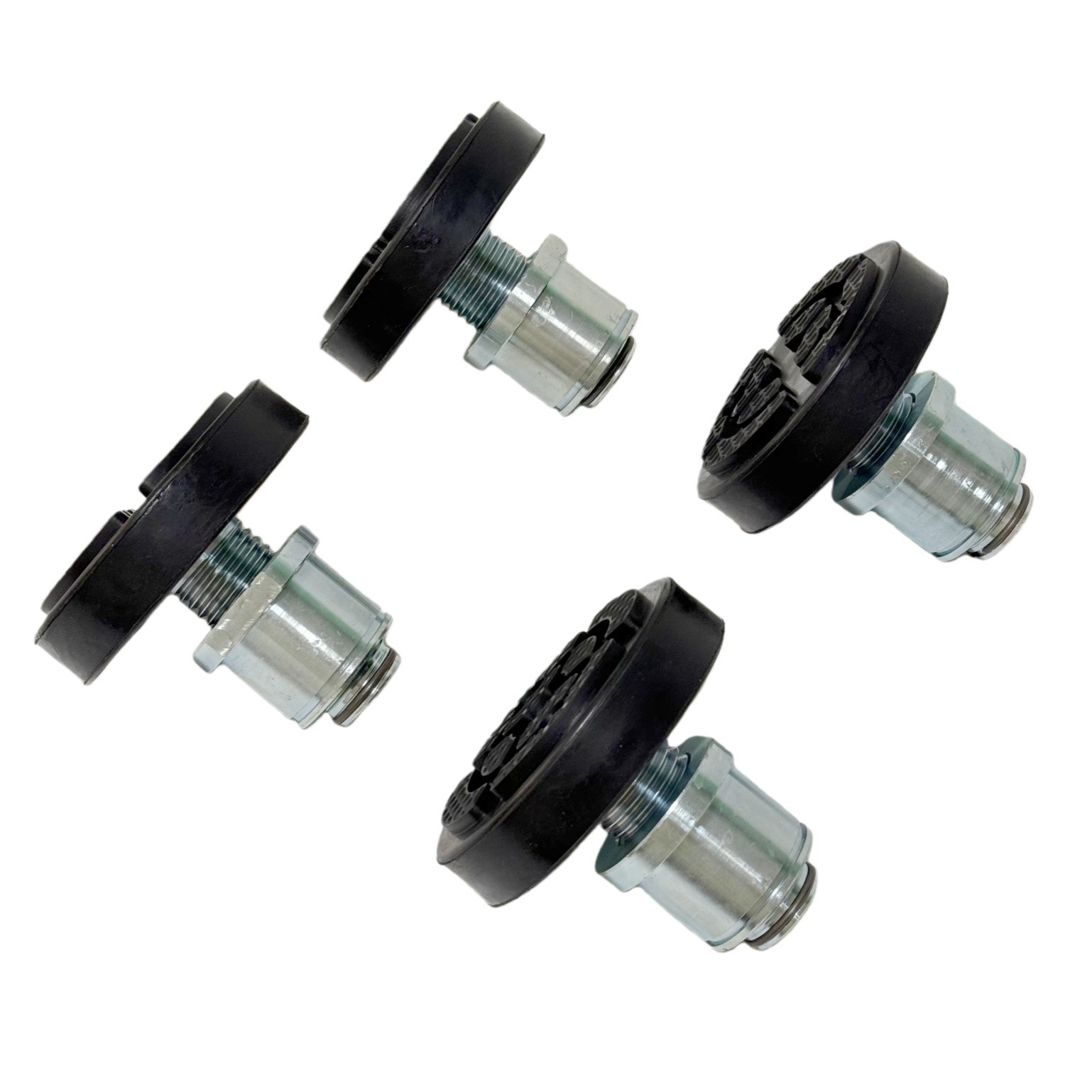 4Pc 50mm Car Lift Rubber Tray Heightening Feet Plus High Leg Pads Shaft Diameter