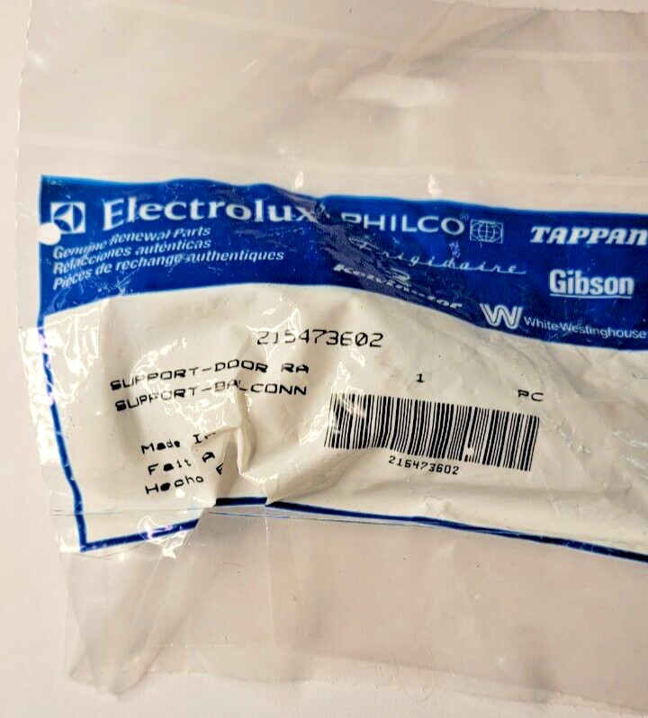 Elextrolux 215473602 Door Rail Support