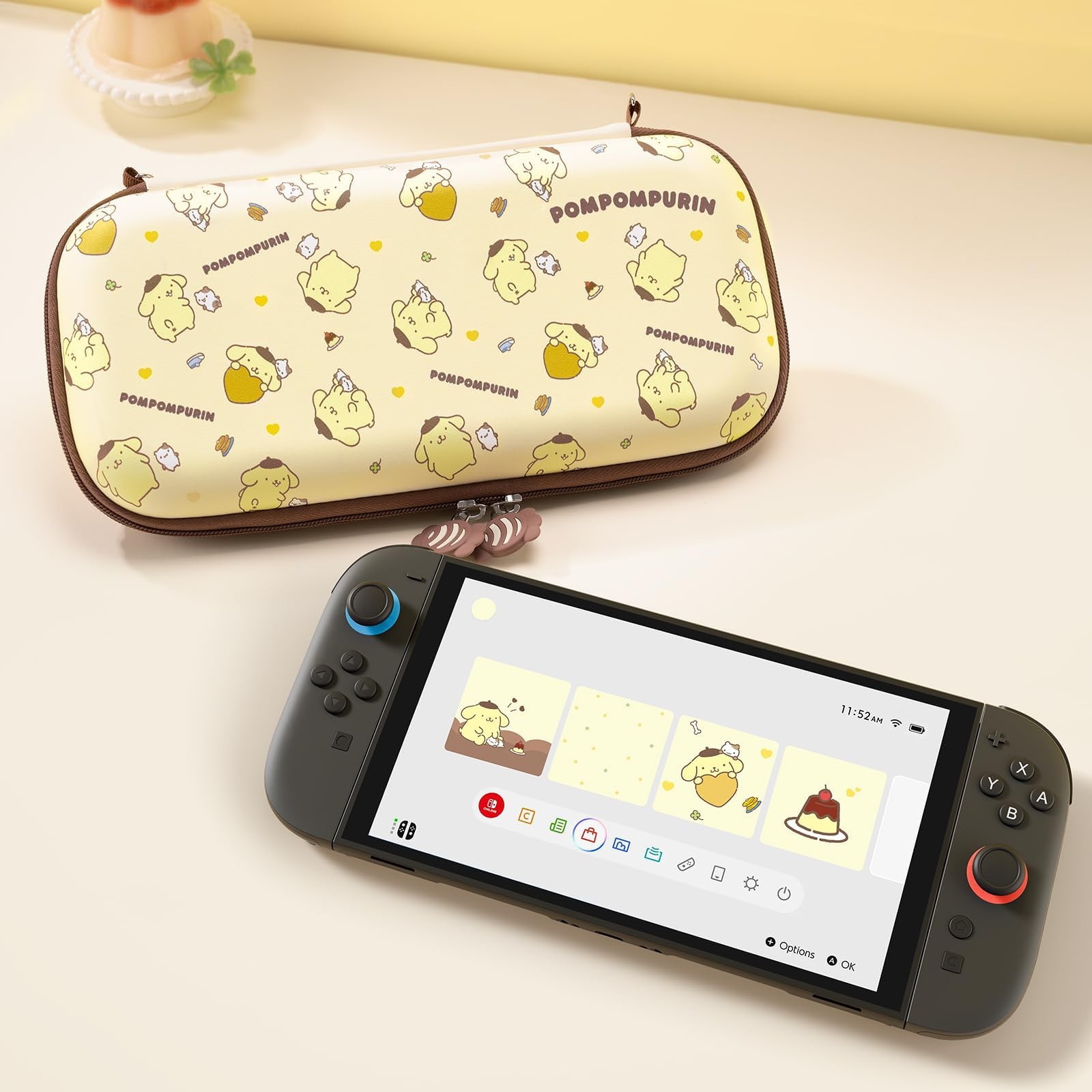 Slim Carrying Case Compatible with Switch 2 (2025), Hard Shell Storage Bag wi...