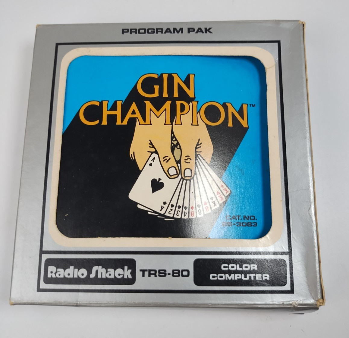 RadioShack TRS-80 Gin Champion Cartridge Cat No. 26-3083, w/Manual, Untested