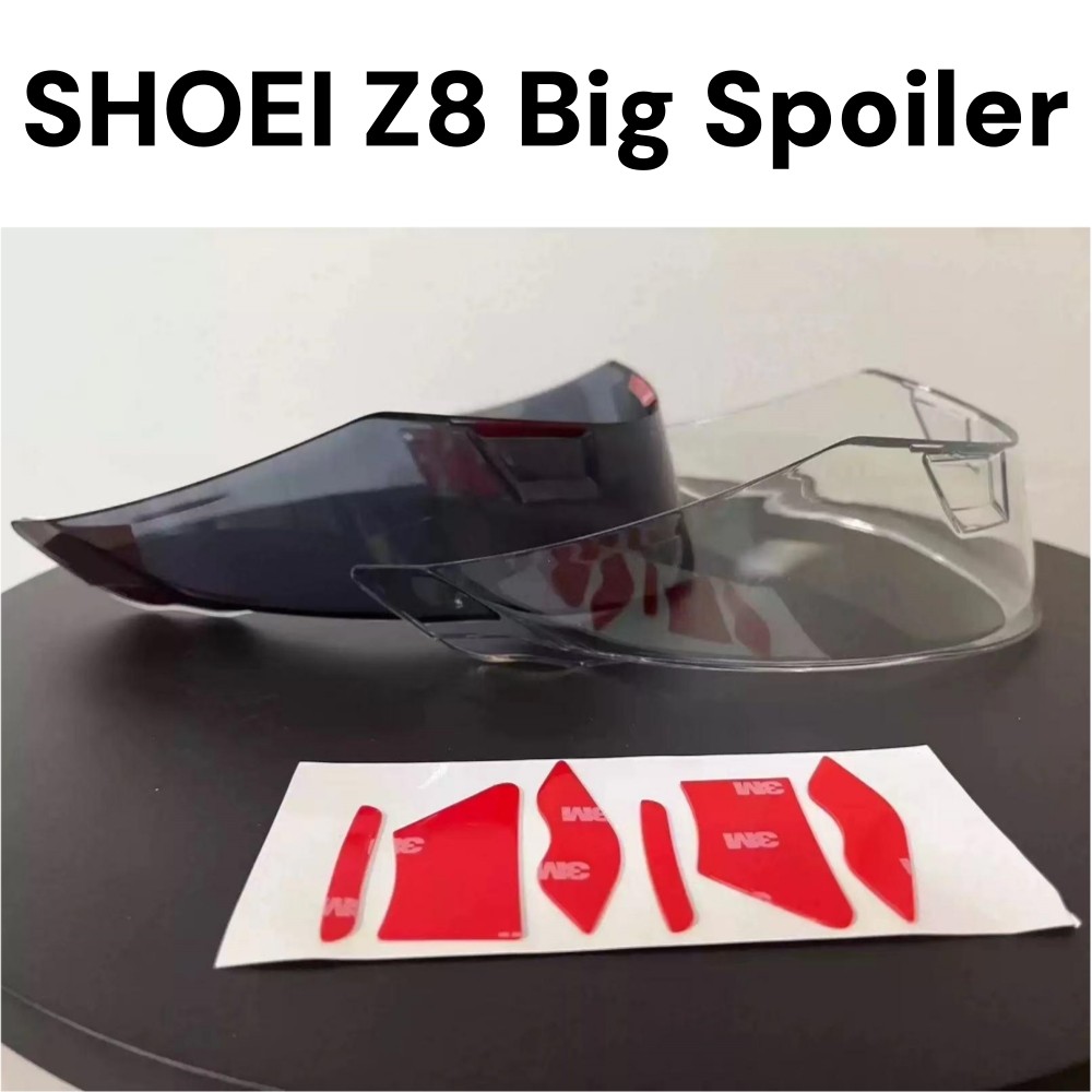 Motorcycle Helmet Big Spoiler For Z8 Motorbike Rear Spoiler For Shoei Shoei Z-8