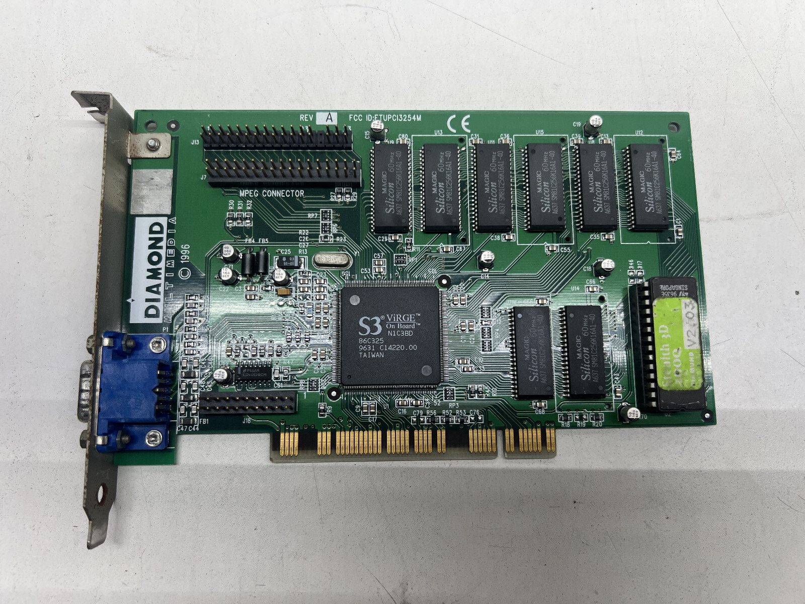 DIAMOND ST 3D 2000 PCI 4MB S3 23033206-405 VIDEO CARD