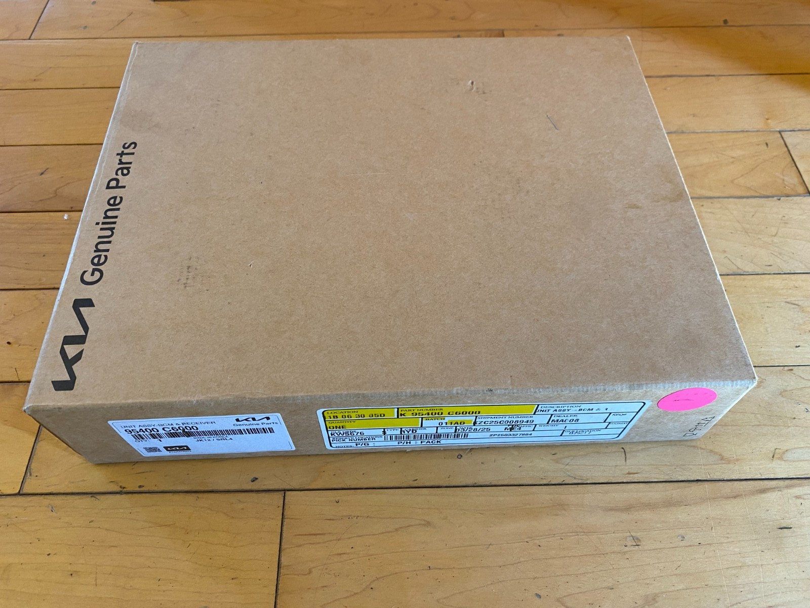 NEW OEM 2016 2017 2018 Kia Sorento BCM Body Control Module 95400-C6000 - Sealed