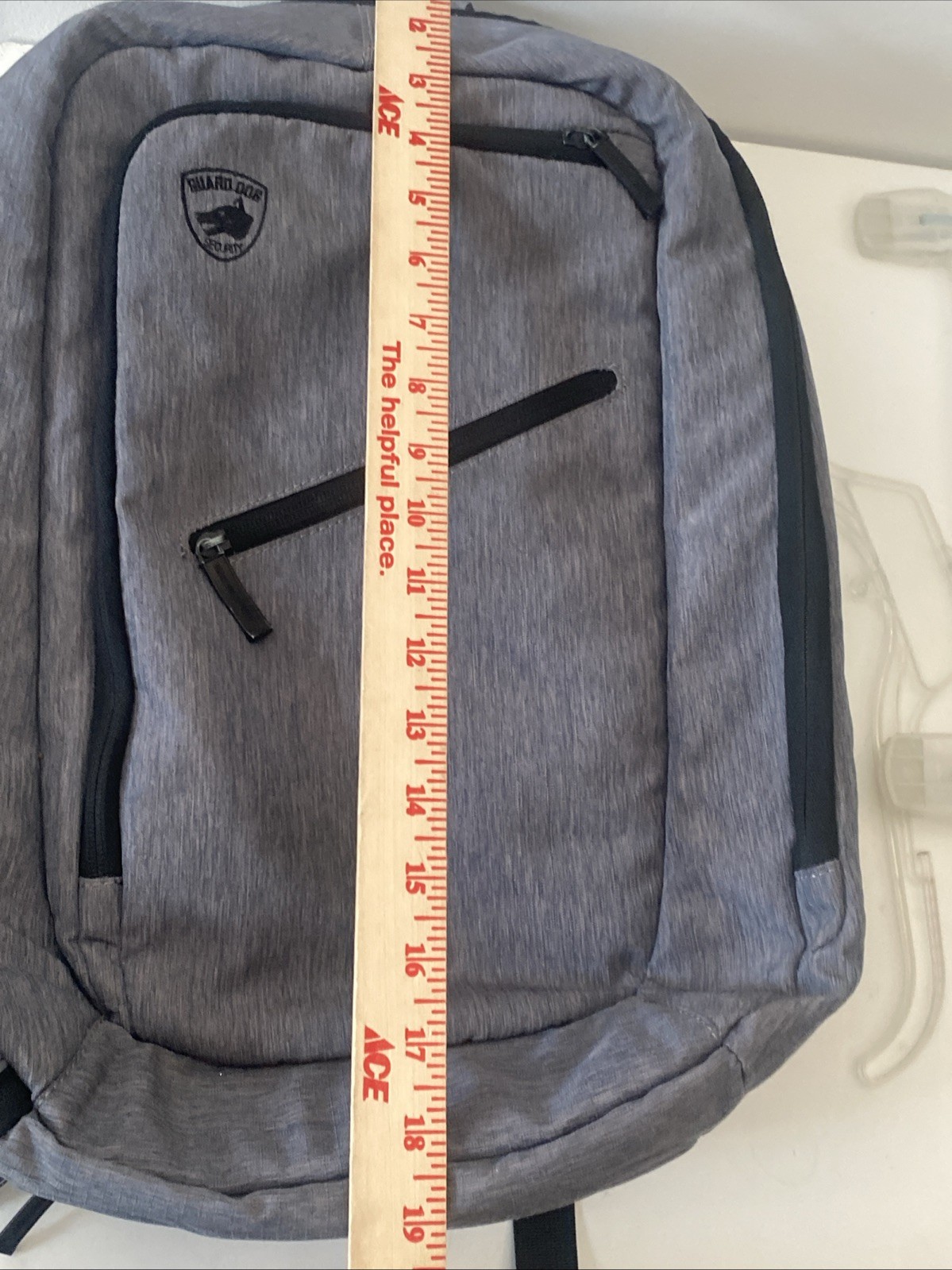 Guard Dog Security ProShield Smart Bulletproof Gray Backpack 27L