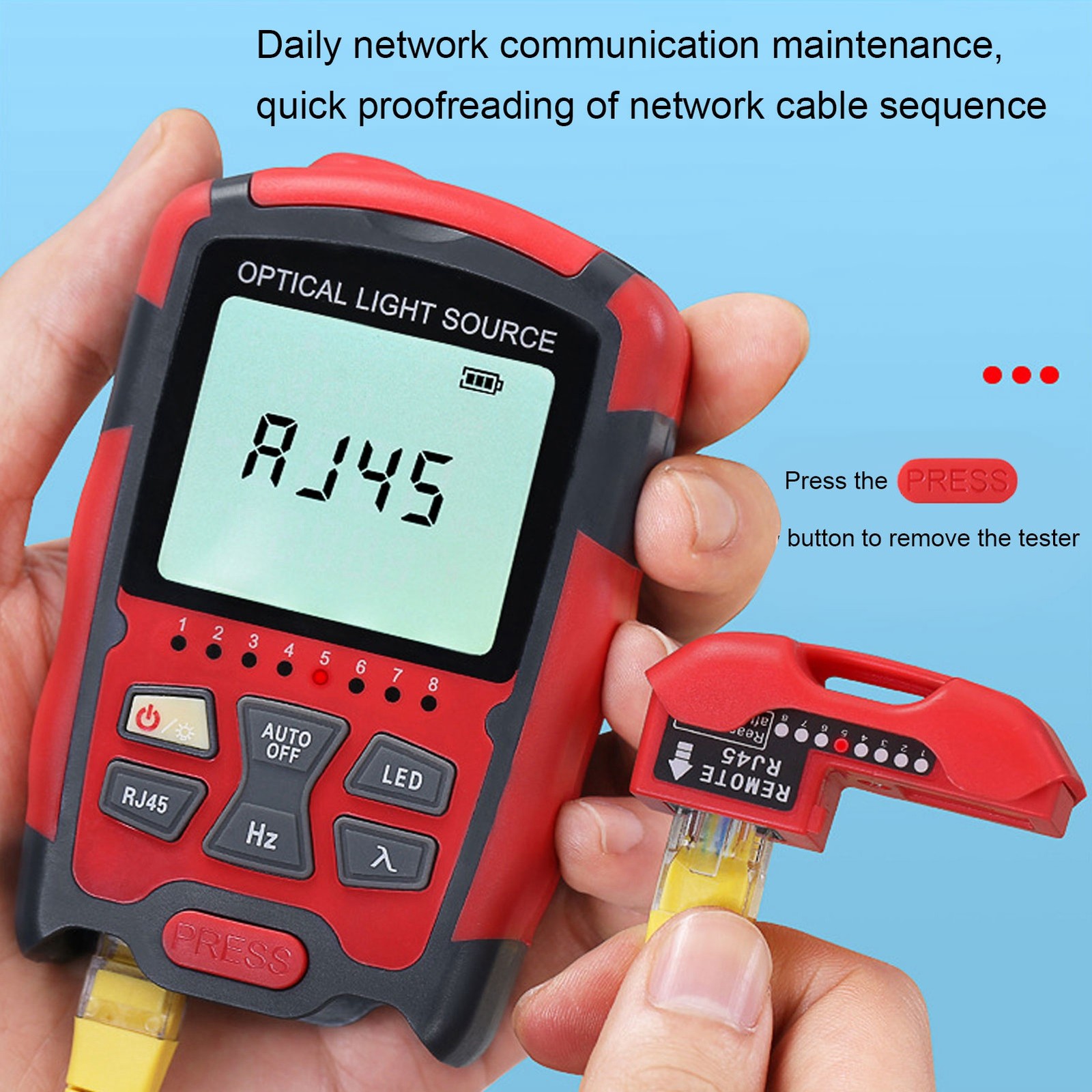1310 1550nm Optical Light Source For Fiber Optic Testing Professionals Premium