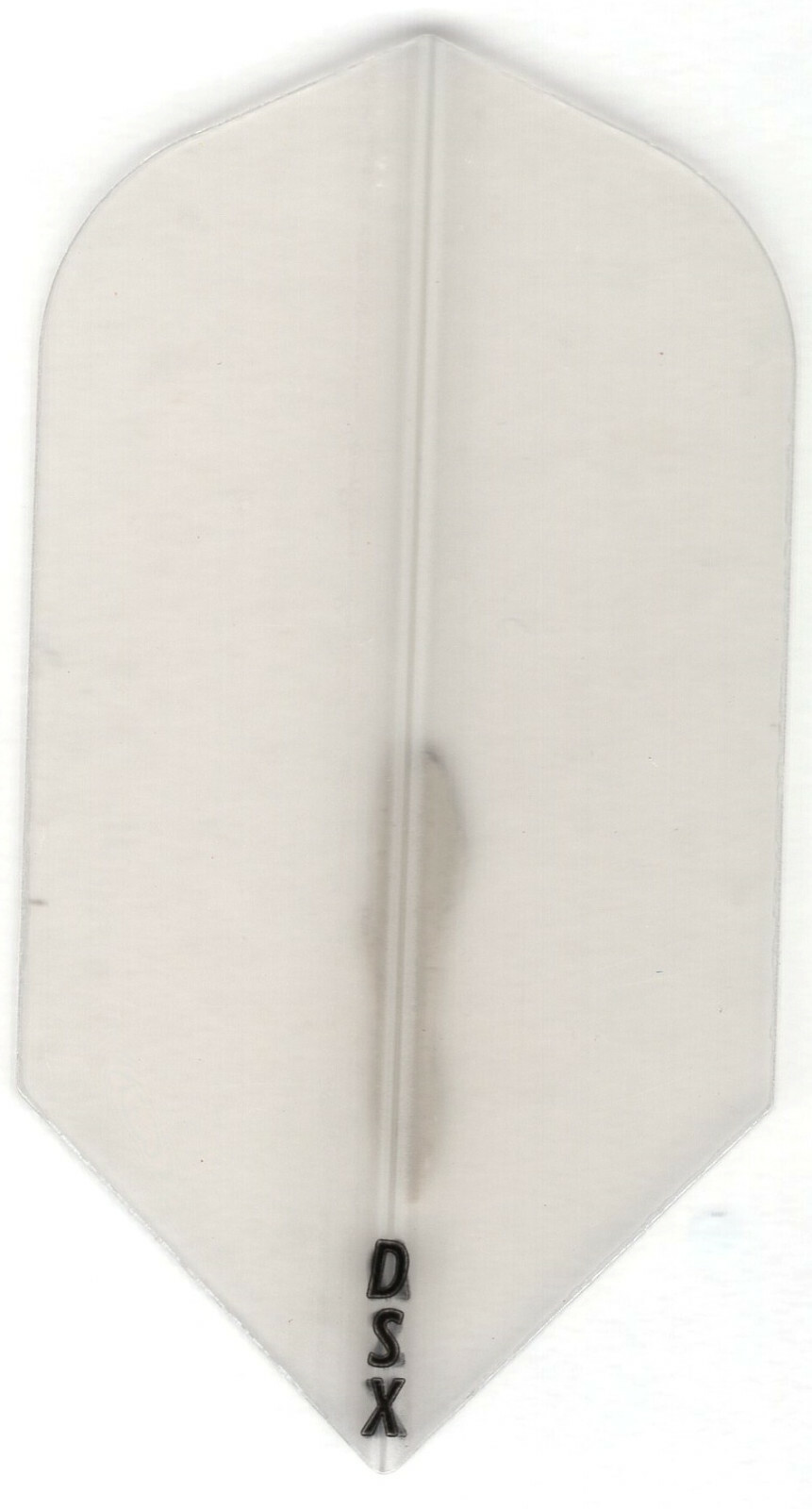 Clear Slim Dart Flights: 3 per set