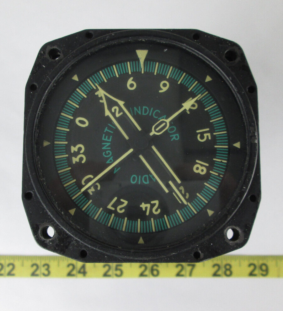 Borg Equipment Aviation Course Indicator ID25OA / ARN MIL-C-5824A 6201-818 818