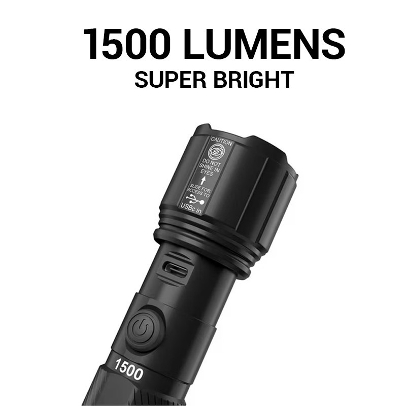Duracell Ultra Hybrid LED Flashlights - 1500 Lumens, Rechargeable or Battery