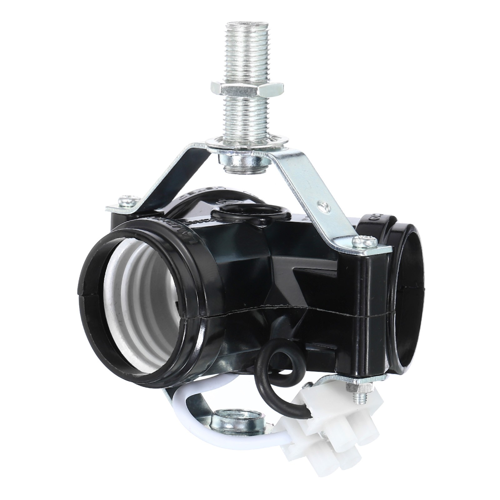 E27 Medium Base Bulb Socket Adapter M10 Thread Lamp Holder 3 Light