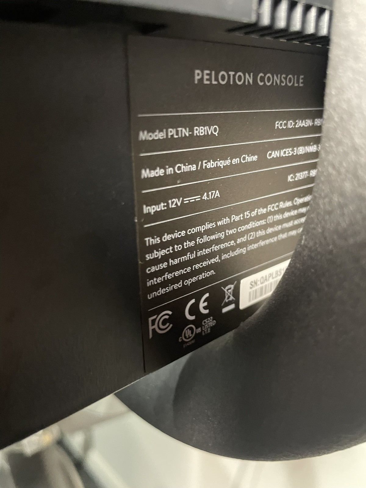 Peloton Exercise Bike + 2020 with Touchscreen Display Local Pickup Only