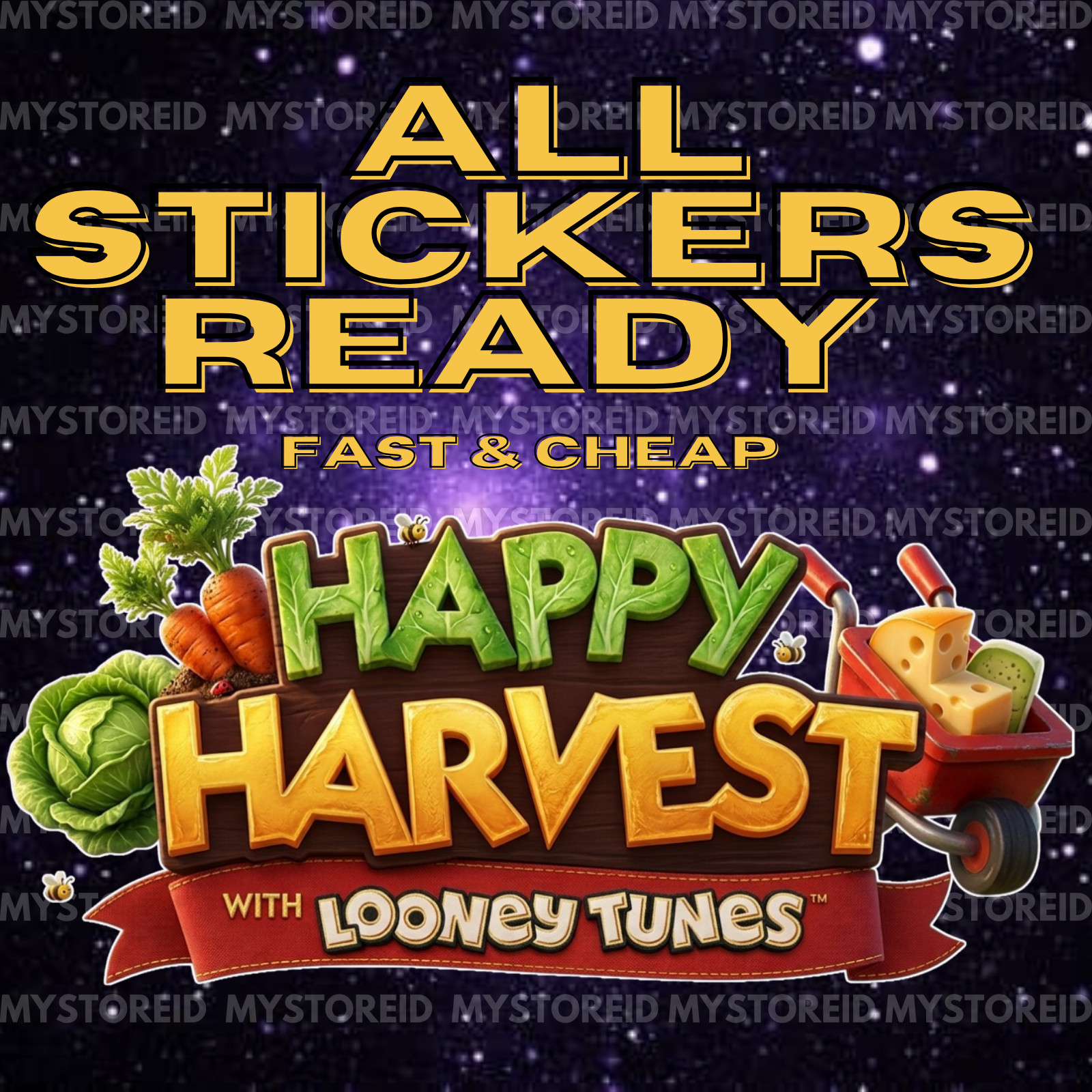 MONO-POLY GO Sticker - All 1- 6 Star Available 🔥⚡️HAPPY HARVEST Album⚡️