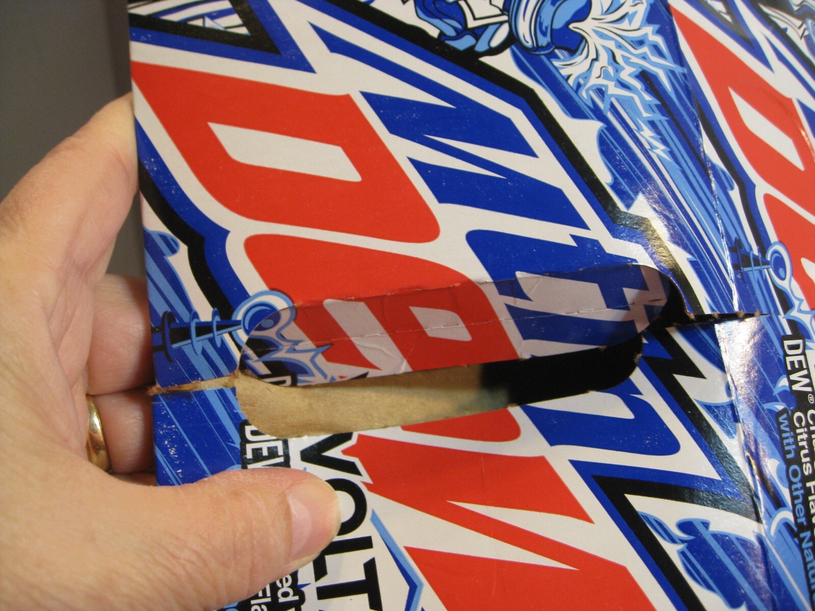 Mountain Dew EMPTY Box Carton (Opening missing) - Voltage - 2023