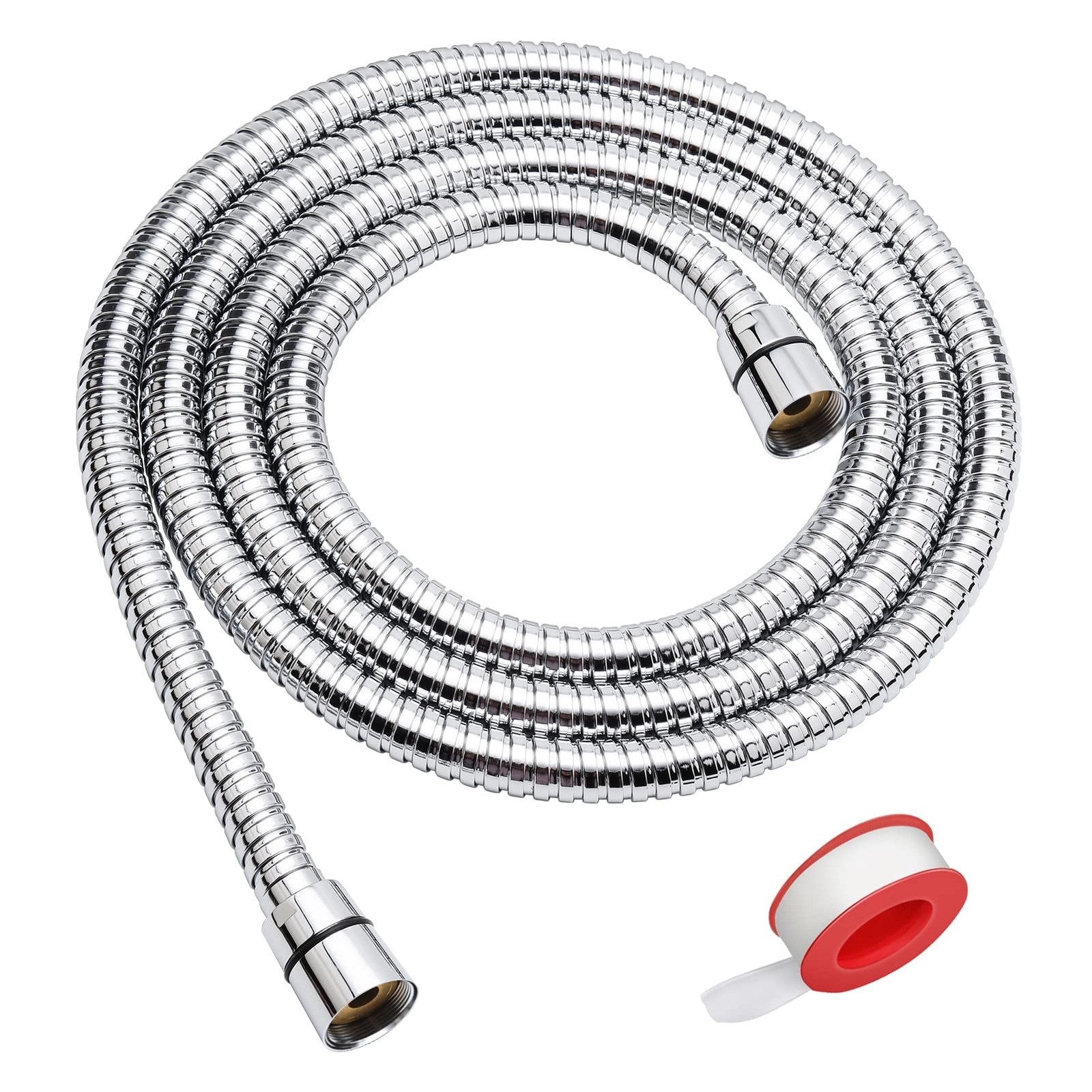 Shower Hose, 79 Inches Extra Long Stainless Steel Handheld Shower Head Hose w...