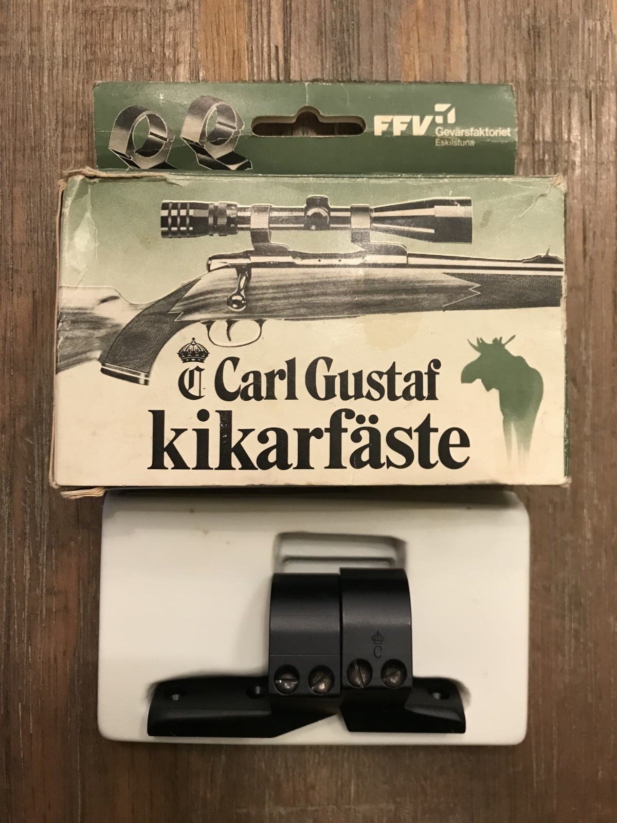 New Old Stock Carl Gustaf Model 3000 Scope Rings 1 Piece Mount
