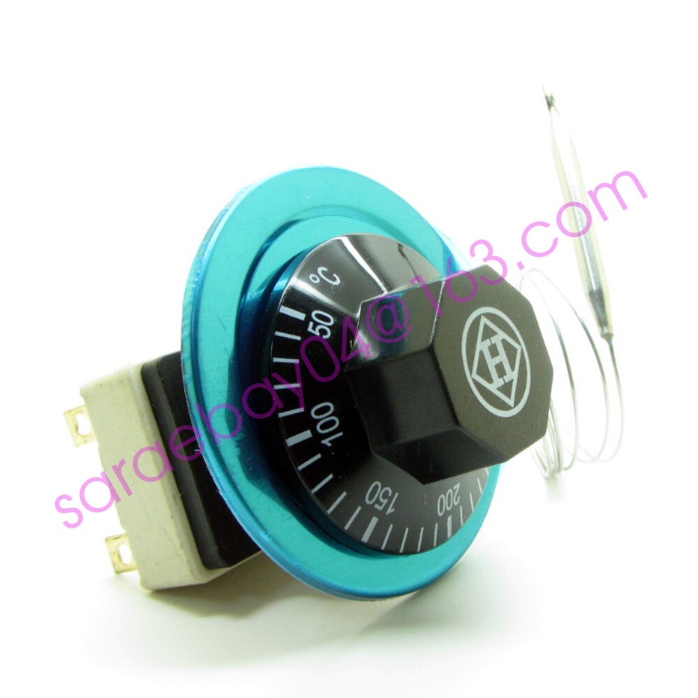 Mechanical Temperature Controller Rotary Switch Oven Heater 50-300℃ 0-250V 16A