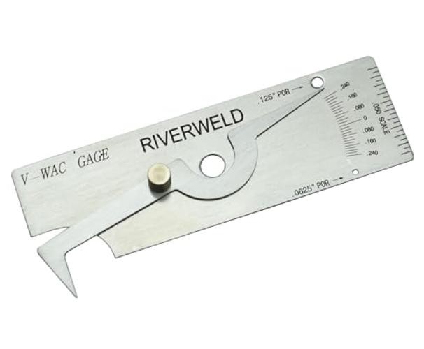 V-WAC Single Weld Gauge Pit Depth Weld Gage Welding Inspection Inch 0.24