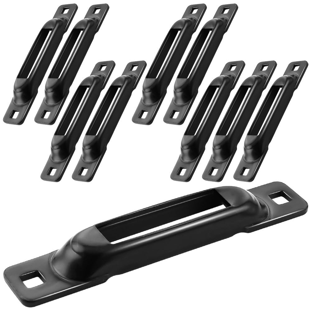 10 Pack E Track Single Slot 3.5mm Heavy Duty Steel Anchor 1000 lbs WLL