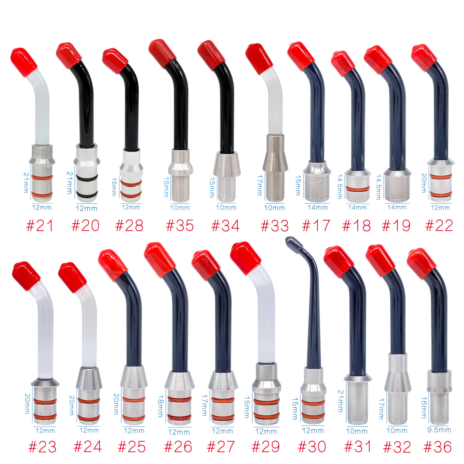 Universal Dental Optical Fiber Guide Rod Tips LED Lamp Curing Light Replacement