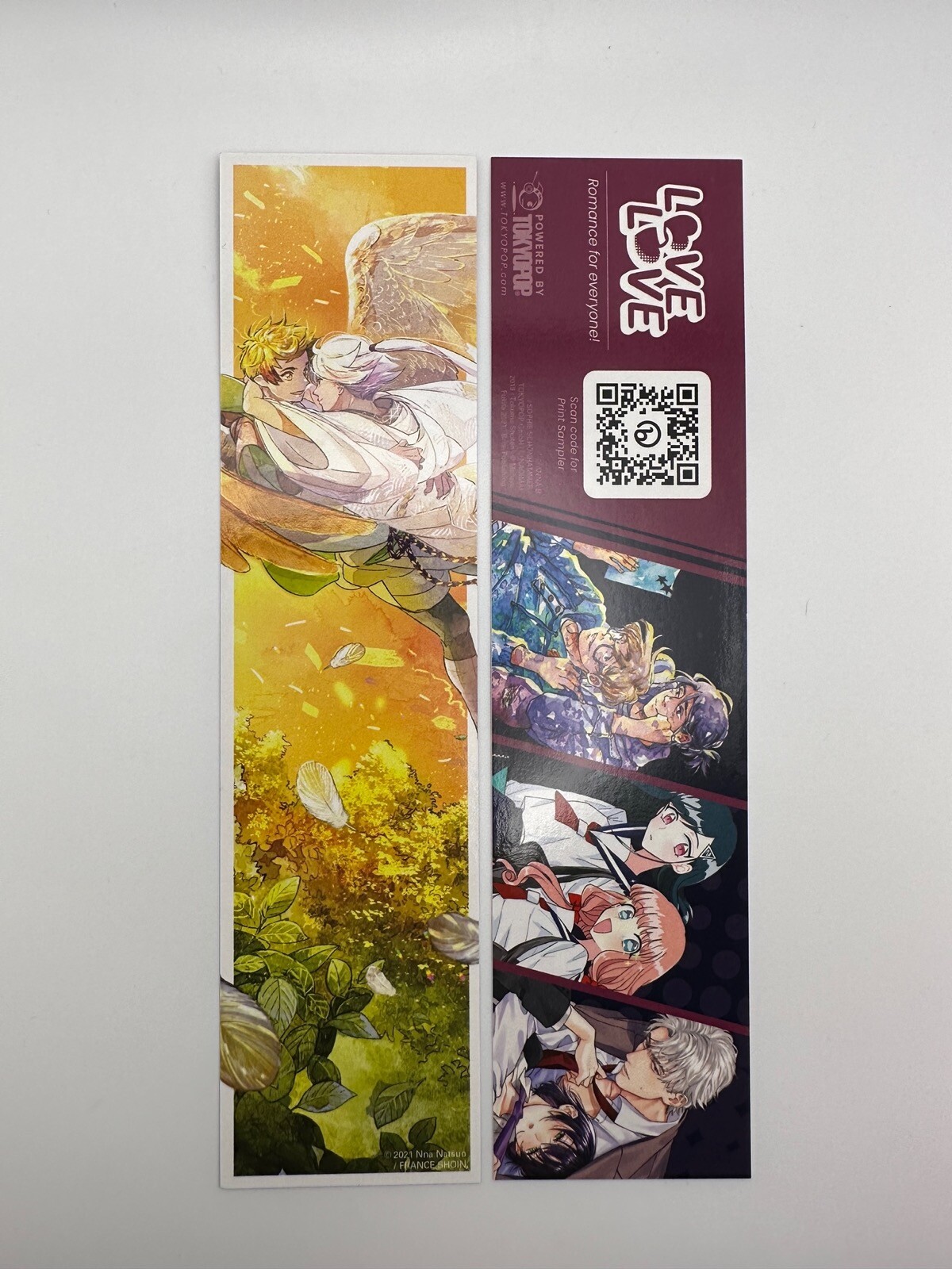 SDCC 2023 EXCLUSIVE TokyoPop Love Love Promo Bookmark