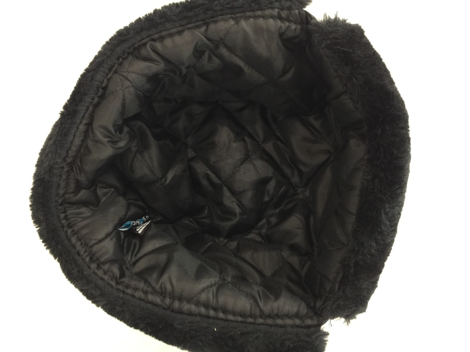 Salt Armour SA Trapper Hat Fur Lined Black Blackout American Flag One Size