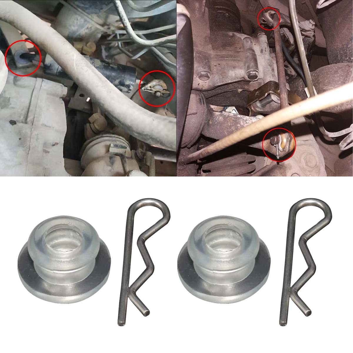 Manual Shift Lever Bearing Bushing Securing Spring Clip Kit For VW Golf MK1 2 3