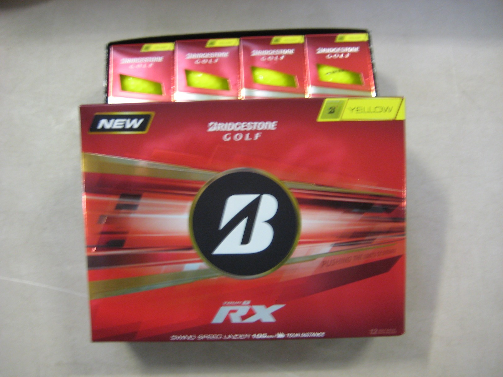 2 dozen BRAND NEW 2026 Bridgestone Tour B RX  golf balls Yellow