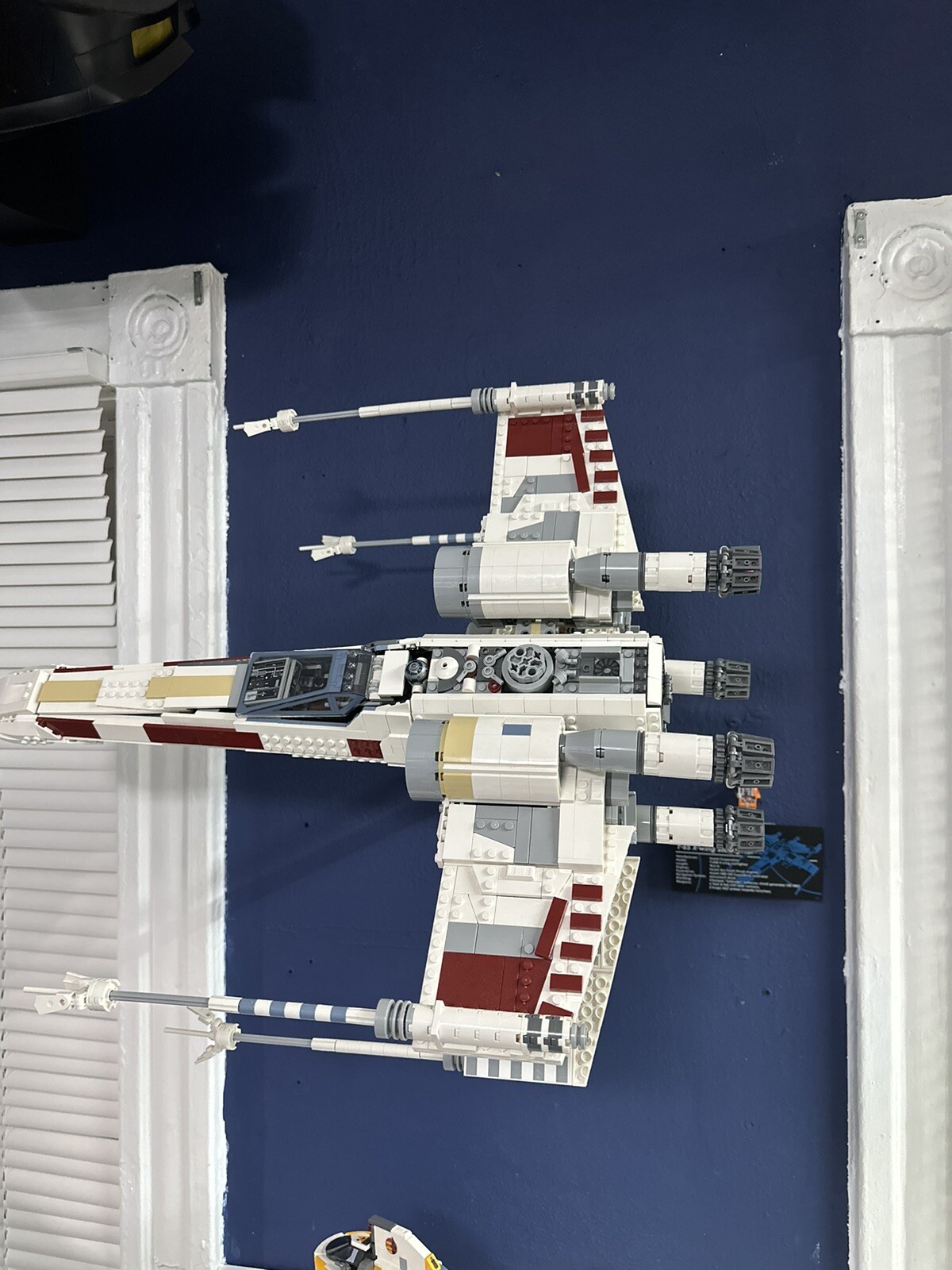 Wall Mount Display for Lego Star Wars UCS X-Wing