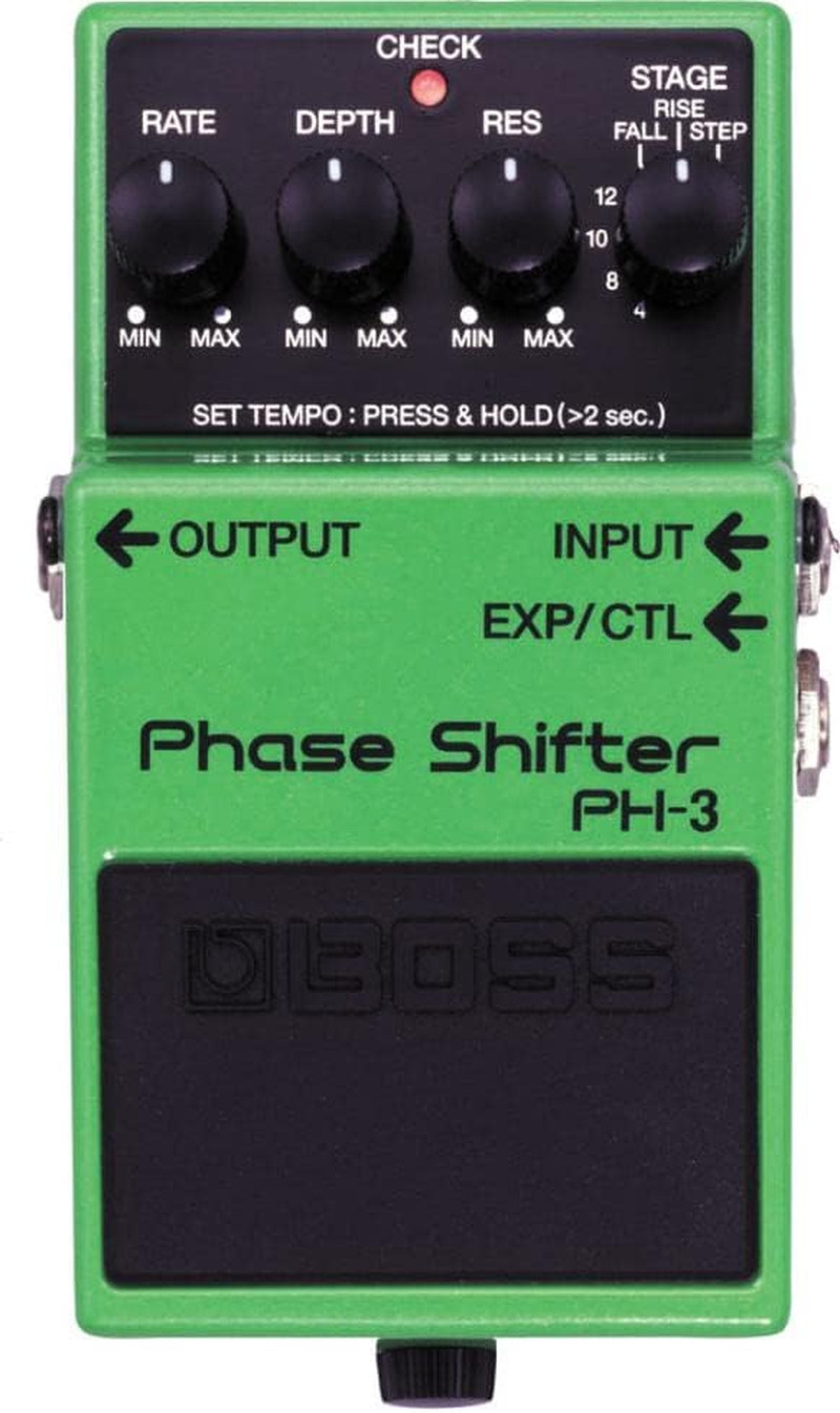 Boss PH-3 Phase Shifter Pedal for Guitar Effects